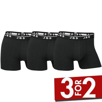 JBS 3P Organic Cotton Boxer Tights Svart økologisk bomull Medium Herre