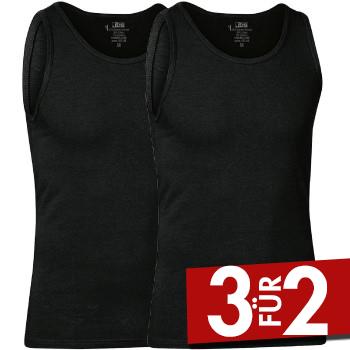 JBS 2P Bamboo Tank Top Schwarz 3XL Herren