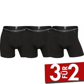 JBS 3P Bamboo Boxers Schwarz Small Herren