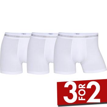 JBS 3P Bamboo Boxers Hvit X-Large Herre