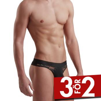 Doreanse Kalsonger Men Sexy Lace Thong Svart Small Herr