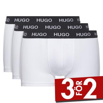HUGO Kalsonger 3P Triplet Trunk Vit bomull Small Herr