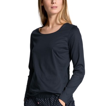 Bilde av Calida Favourites Dreams Shirt Long Sleeve Mørkblå Bomull Medium Dame