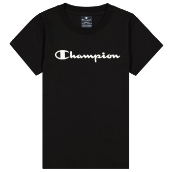 Bilde av Champion Classics Crewneck T-shirt For Girls Svart Bomull 146-152