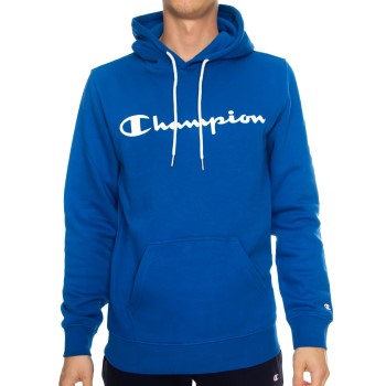 Bilde av Champion Classics Men Hooded Sweatshirt Mørkblå Medium Herre