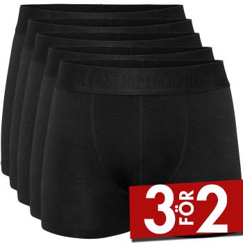 Rester&ouml;ds Kalsonger 5P Organic Cotton Boxer Svart ekologisk bomull Small Herr