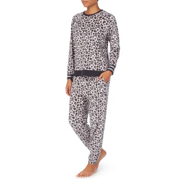 Bilde av Dkny Lounge Life Jogger Set Leopard Polyester Medium Dame