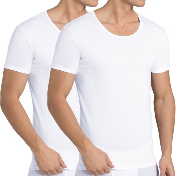 Bilde av Sloggi 2p Men 24 7 T-shirt Hvit Bomull Large Herre