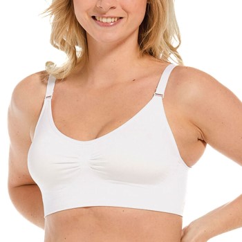 Magic BH Comfort Spagetti Bra Hvit polyamid Small Dame