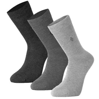 Panos Emporio Strømper 3P Daniel Bamboo Sock Grå/mørkgrå One Size Herre