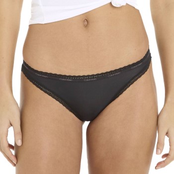 Bilde av Calvin Klein Truser Bottoms Up Refresh Bikini Svart Polyamid Large Dame