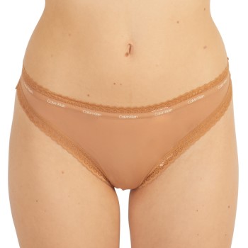 Bilde av Calvin Klein Truser Bottoms Up Refresh Thong Lysbrun Polyamid Medium Dame