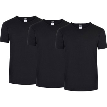 Bilde av Claudio 3p Organic Cotton T-shirt Svart økologisk Bomull Medium Herre