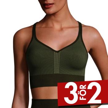Casall BH Seamless Sports Top M&ouml;rkgr&ouml;n Small Dam