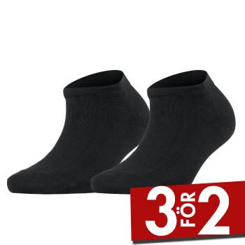 Falke Strumpor 2P Women Casual Happy Sneaker Sock Svart Strl 39/42 Dam