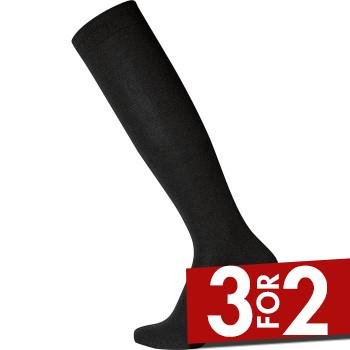 Egtved Strømper Wool Kneehigh Twin Sock Svart