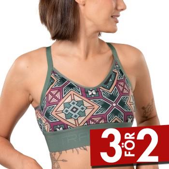 Kari Traa BH Fr&ouml;ya Wool Sports Bra Gr&ouml;n polyester Small Dam
