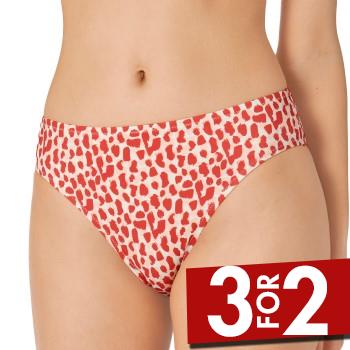 Sloggi Koh Tachai High Leg Bikini Brief Rød/Hvid Small Dame