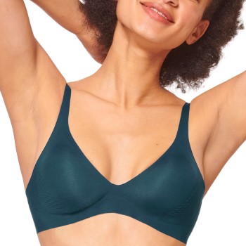 Sloggi Bh Body Adapt T-shirt Bra Petrol X-Small Dame, Bh uden bøjle