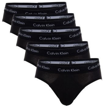 Bilde av Calvin Klein 5p Cotton Stretch Brief Svart Bomull Large Herre