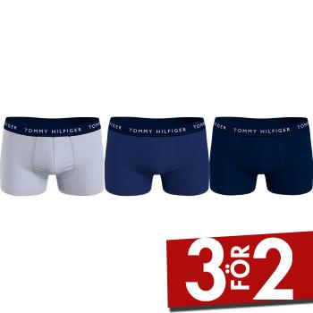 Tommy Hilfiger Kalsonger 3P Classic Trunk Gr&aring;/Bl&aring; Small Herr