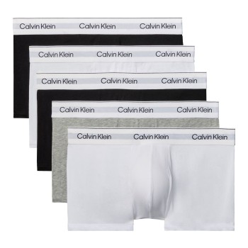 5-Pack Calvin Klein Cotton Stretch Solid Low Rise Trunks