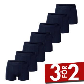 Bread and Boxers Organic Cotton Strecth Boxer Kalsonger 7P Marin ekologisk bomull Small Herr