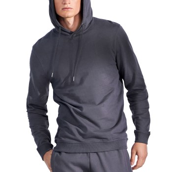 Bilde av Bread And Boxers Organic Cotton Men Hooded Shirt Grafit X-large Herre