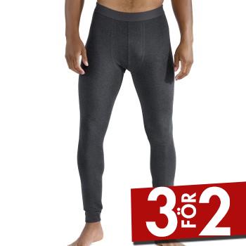 Bread and Boxers Organic Cotton Long Johns M&ouml;rkgr&aring; ekologisk bomull Small Herr