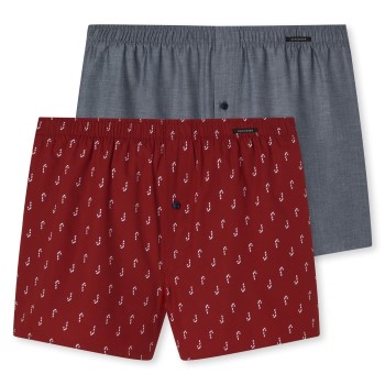 2-Balit Schiesser Fun Prints Boxer Shorts 