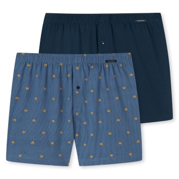 2-Balit Schiesser Fun Prints Boxer Shorts 
