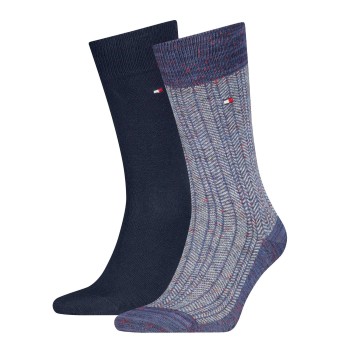 2-Paquet Tommy Hilfiger Men Herringbone Sock