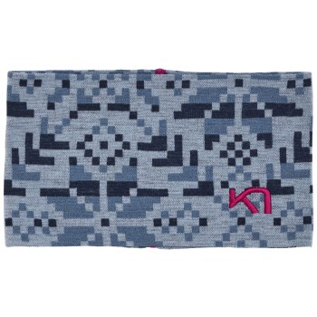 Kari Traa Else Headband Blå ull One Size Dame