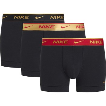 Nike Kalsonger 3P Everyday Essentials Cotton Stretch Trunk Röd/svart bomull Small Herr