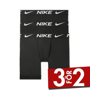 Nike Kalsonger 3P Everyday Essentials Micro Long Leg Boxer Svart polyester Small Herr