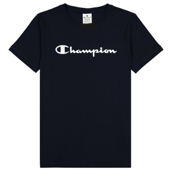 Bilde av Champion American Classics Crewneck T-shirt W Marine Bomull X-large Dame