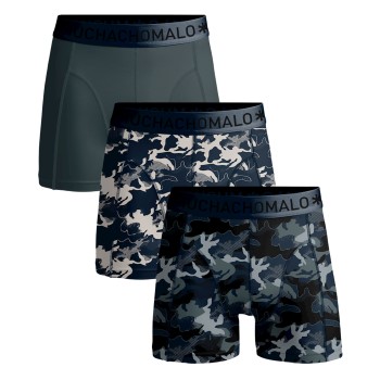 Bilde av Muchachomalo 3p Cotton Stretch Camo Boxer Grønn/mønstret Bomull Large Herre