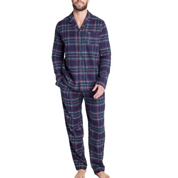 Bilde av Jockey Cotton Flannel Pyjama Navy Bomull Large Herre