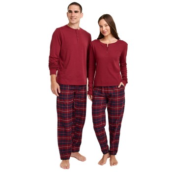Jockey Pyjama 11 Mix Cotton Marin/Röd bomull Medium Herr | apparel & accessories - clothing - sleepwear & loungewear | ModeLejon