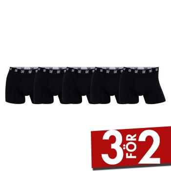 CR7 Cristiano Ronaldo Kalsonger 5P Cotton Trunks Svart bomull Small Herr