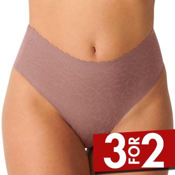 Sloggi Trusser 2P ZERO Feel Lace 2.0 Hipster Lysbrun X-Small Dame billede