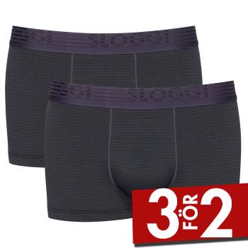 Sloggi Kalsonger 2P Men Ever Cool Trunk Svart Small Herr