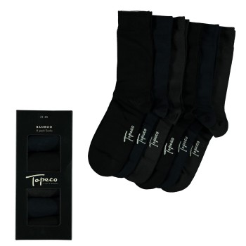 6-Iesaiņot Topeco Men Bamboo Crew Socks