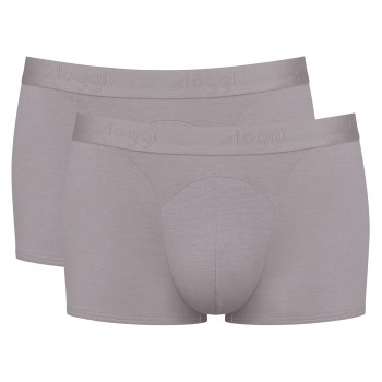 Sloggi Kalsonger 2P Men Ever Soft Trunk Ljusgrå modal X-Large Herr