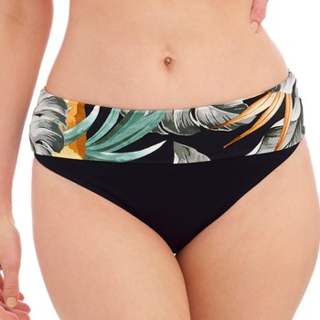 Bilde av Fantasie Bamboo Grove Fold Bikini Brief Svart Mønstret Large Dame