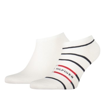 2-Pakk Tommy Hilfiger Men Breton Stripe Sneaker Socks