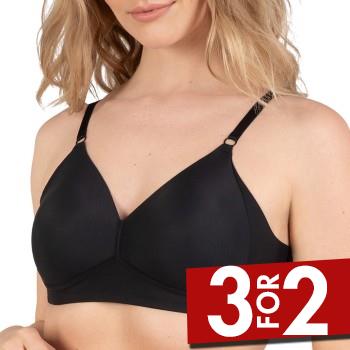 NATURANA BH Solution Side Smoother Bra Sort A 75 Dame billede