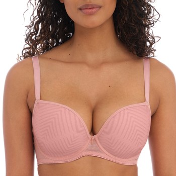 Freya BH Tailored Uw Moulded Plunge T-Shirt Bra Rosa D 60 Dame