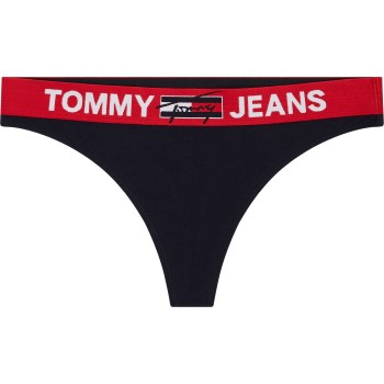 Tommy Hilfiger Trusser Tommy Jeans Thong Marineblå Large Dame