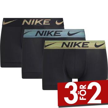 Nike Kalsonger 6P Everyday Essentials Micro Trunks Bl&aring;/Gr&ouml;n nylon Medium Herr
